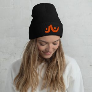 Orange Uplift Cuffed Beanie