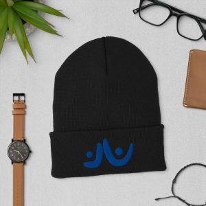 Blue Uplift Cuffed Beanie