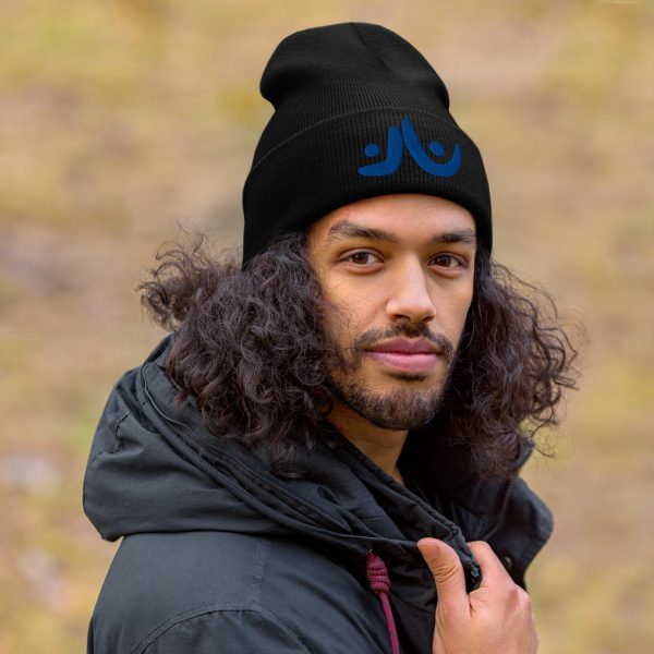 Blue Uplift Cuffed Beanie - Image 3