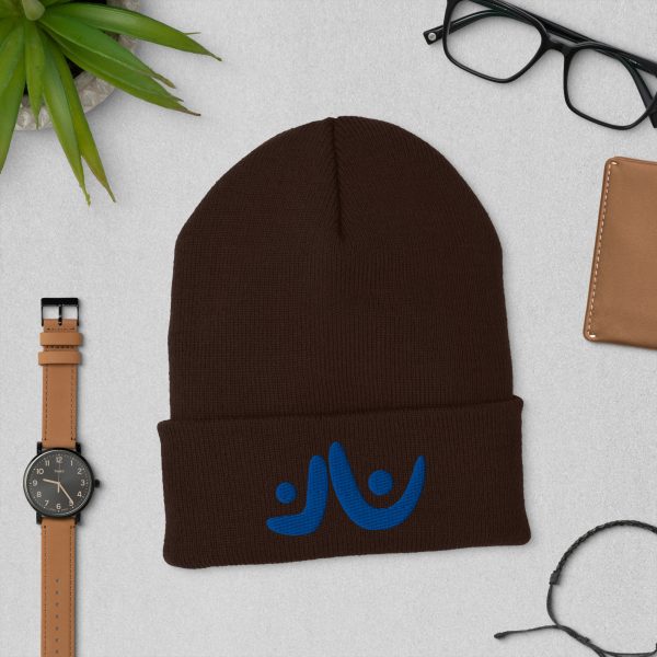 Blue Uplift Cuffed Beanie - Image 5