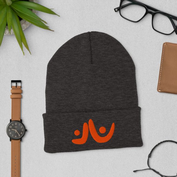 Orange Uplift Cuffed Beanie - Image 8