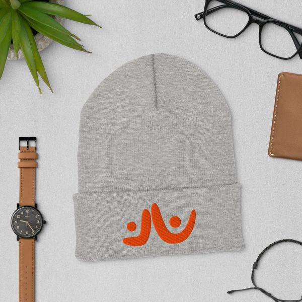 Orange Uplift Cuffed Beanie - Image 10