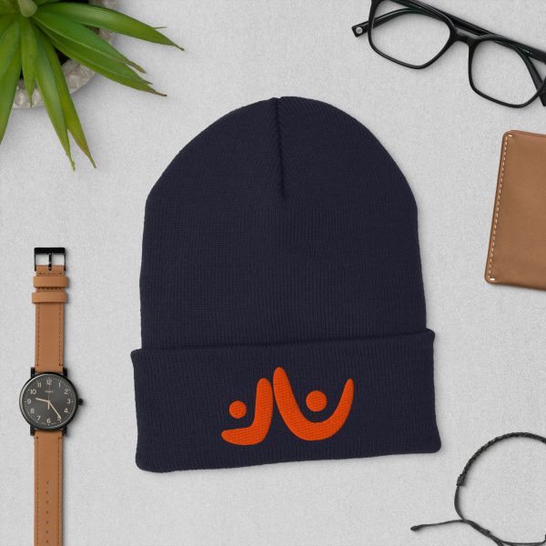 Orange Uplift Cuffed Beanie - Image 7