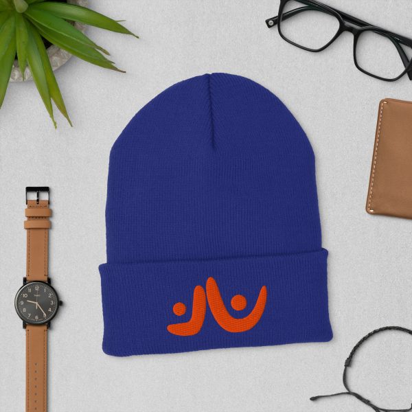 Orange Uplift Cuffed Beanie - Image 9
