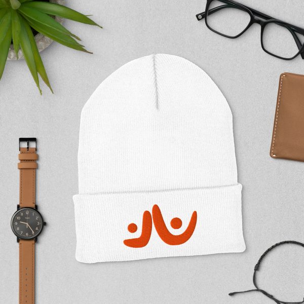 Orange Uplift Cuffed Beanie - Image 11